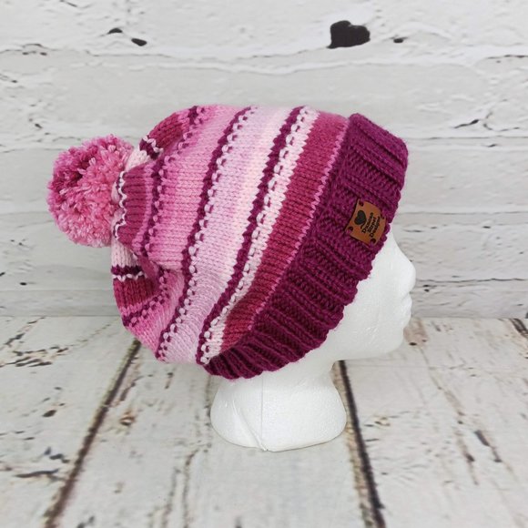 Duncan Street Designs Textured Lizette Hand Knit Beanie Hat - Picture 2 of 7